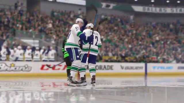 NHL 22 PS4. 2022-2023 REGULAR SEASON 03.25.2023: Vancouver CANUCKS AT Dallas STARS ! смотреть онлайн
