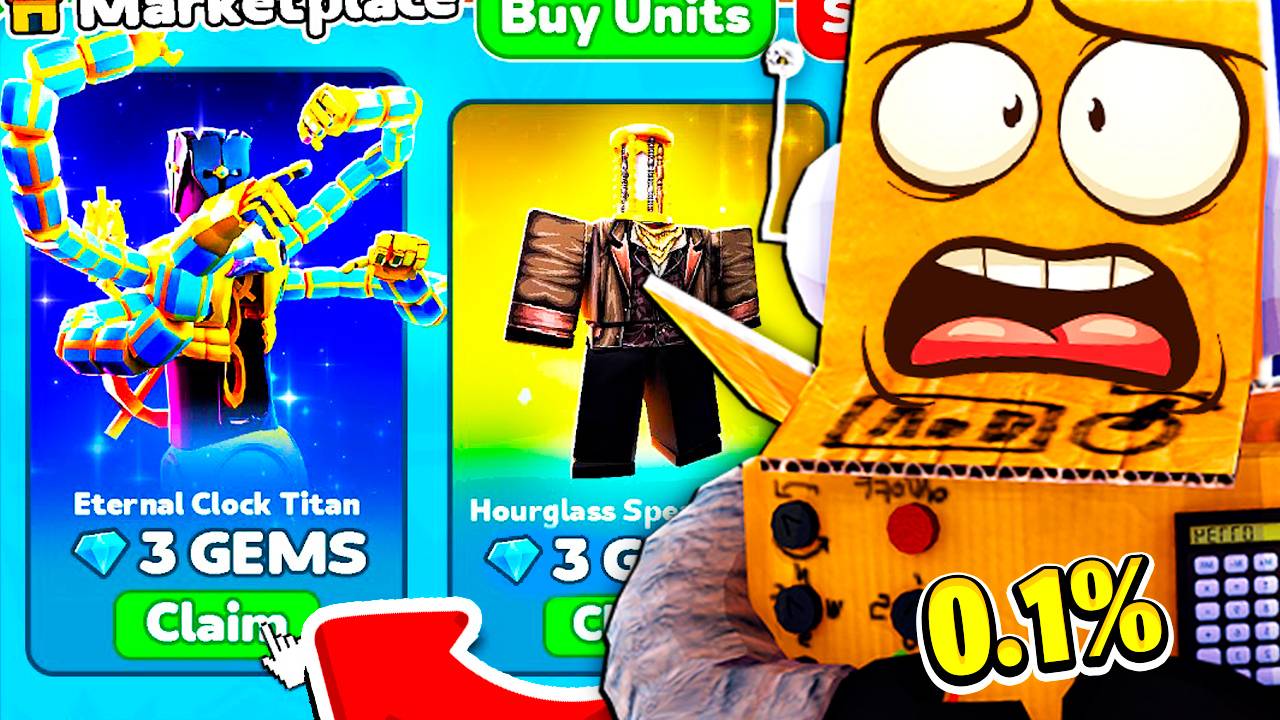 КАК ПОЛУЧИТЬ НОВОГО БОЖЕСТВЕННОГО ТИТАНА! 107 СЕРИЯ ROBLOX Toilet Tower Defense смотреть онлайн