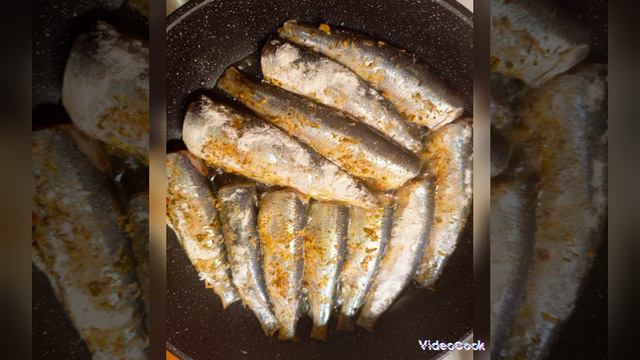 Салака жареная