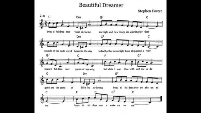 Megan Sanchez- Beautiful Dreamer by Stephen Foster смотреть онлайн