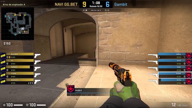 Pov Hobbit (24/17) CS GO DEMO - MIRAGE - 16 GAMBIT VS 11 NAVI (ESL Pro League 21/03/2021) смотреть онлайн