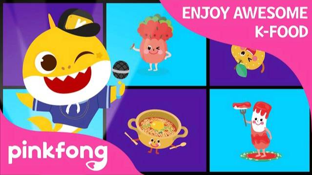 Enjoy Awesome K-Food With Baby Shark | Korean Food | Pinkfong Songs For Children