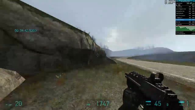 Спидран HL2 (HL1 Movement Fun%) без звука