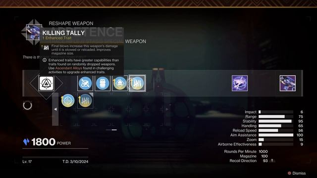 Basic Shaping, Level Up and Final Shaping Appetence trace rifle - Destiny 2 смотреть онлайн