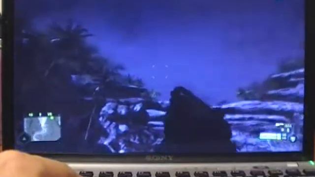 SONY VAIO Z115 Game test - Crysis смотреть онлайн