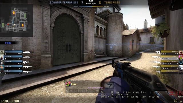 Cs:Go 3 man spray Ak-47 смотреть онлайн