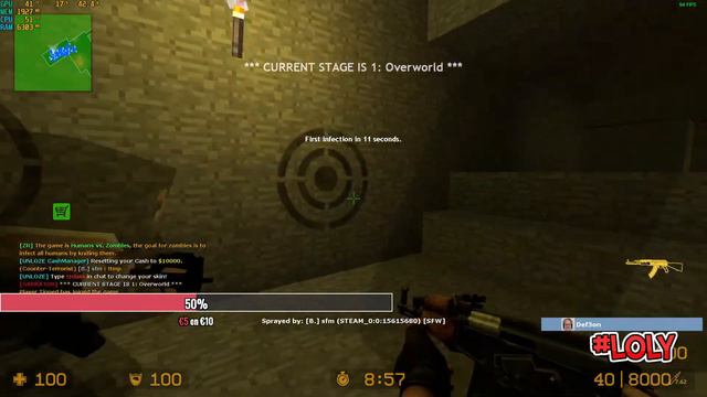 [STREAM] Counter-Strike: Source | Zombie Escape - v92 STEAM смотреть онлайн