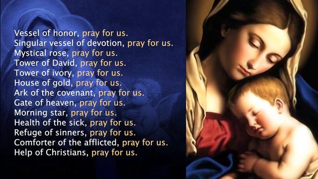 Litany of Loreto - Litany of the Blessed Virgin Mary - Prayed from the Heart with music смотреть онлайн