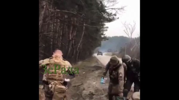 Странный выстрел из танка. Видео с другого ракурса.