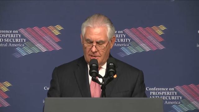 Secretary of State Rex Tillerson delivers opening remarks смотреть онлайн