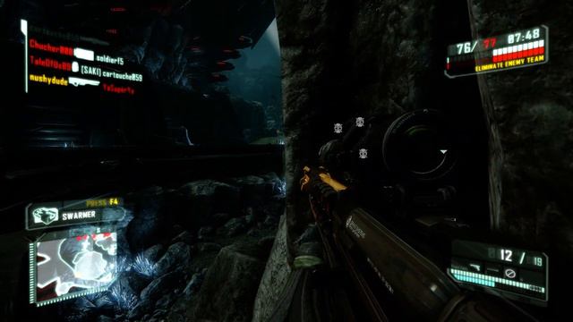 Crysis 3 Multi player Game Play Video: TDM, Central Cavern 38-6 more sniping action смотреть онлайн