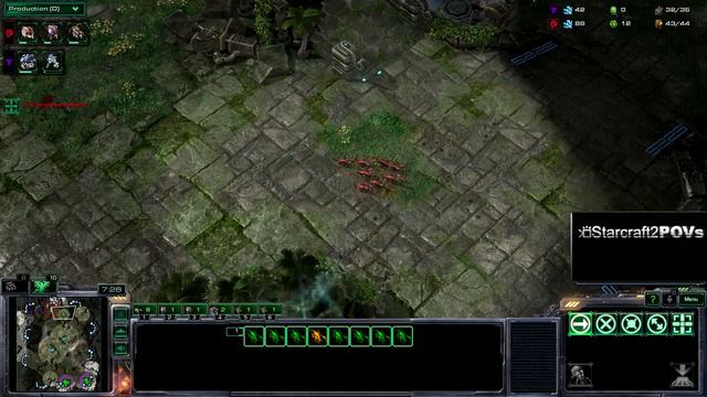 SC2 HotS - ASUS ROG Summer 2013 - SortOf vs DieStar - Ro32 Group 8 LM - Map 2 - Bel'Shir - SortOf смотреть онлайн