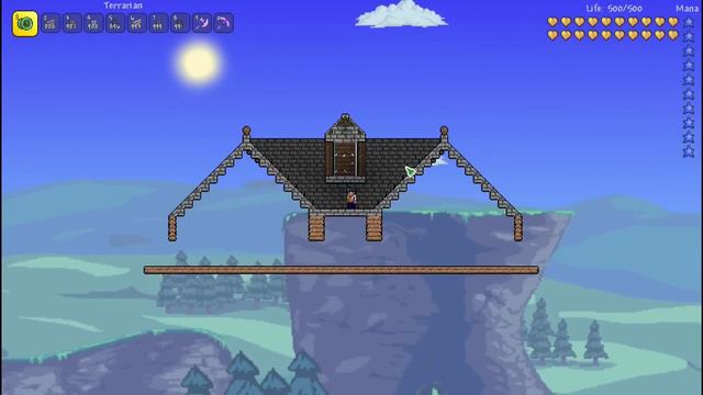 Terraria | Roof Building Tutorial смотреть онлайн