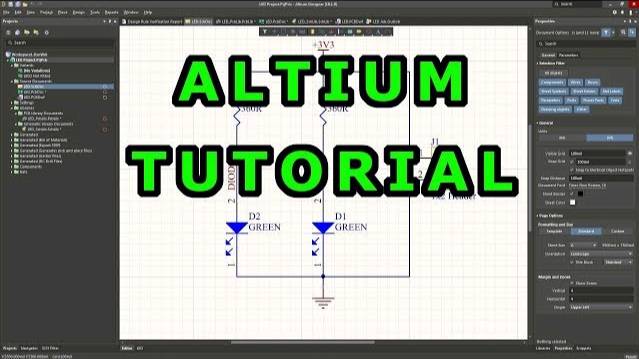 Tutorial 1 for Altium Beginners: How to draw schematic and create schematic symbols смотреть онлайн