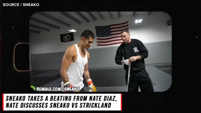 Nate Diaz vs Sneako + SPARRING FOOTAGE! Nate Diaz discusses Sean Strickland vs Sneako смотреть онлайн