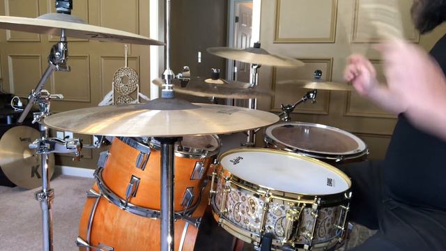 Ludwig Pee Wee Signature Snare by Anderson .Paak - Keller Maple Shells - K Sweet + Byzance Cymbals смотреть онлайн