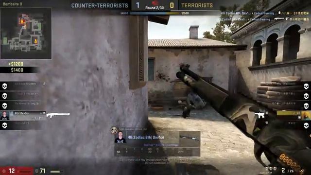 CS:GO - 1vs3 Clutch XM1014 смотреть онлайн