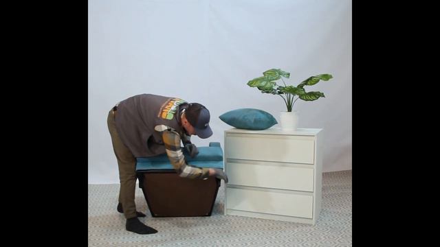 Кресло Оскар Людвиг, Голубой {3920904}, сборка смотреть онлайн