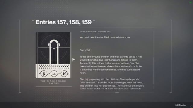 Destiny 2 LORE: The Black Armory Papers - Entry 157-159 смотреть онлайн