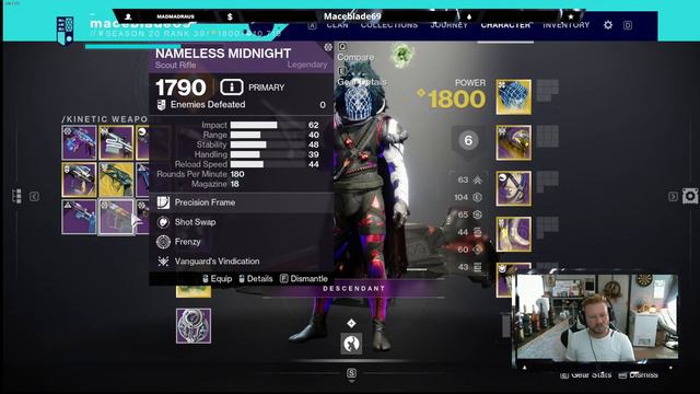 Destiny 2 Pinnacle Grind! !LegendLostSector смотреть онлайн