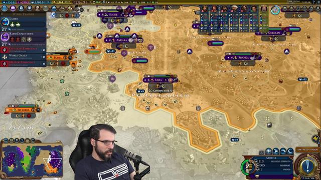 Let's Play: Civ 6 - Byzantium (Deity) - RETRY! - War & Religion - Part 20 - New Frontier Pass смотреть онлайн