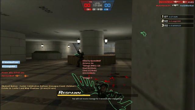 Counter-Strike Nexon: - Studio Gun Deathmatch Mod Online Gameplay on Castle Land Map смотреть онлайн