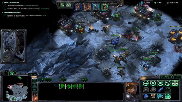 Starcraft 2 Co-op: Tychus from 6 to 7 смотреть онлайн