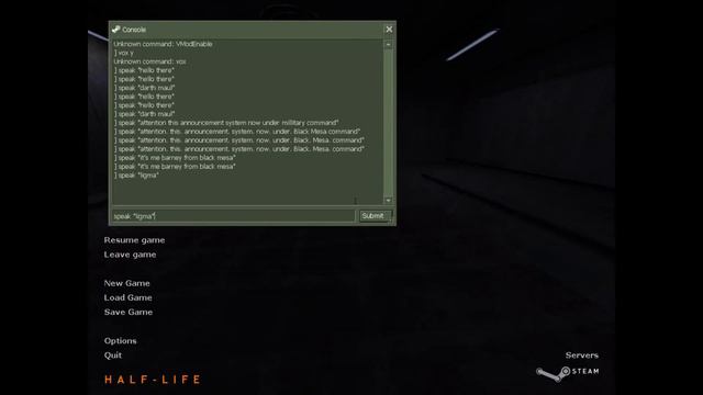 half life vox speak command смотреть онлайн