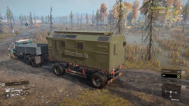 SnowRunner 54 1 No Country for Old Truck Restore Western Star 6900 TS смотреть онлайн