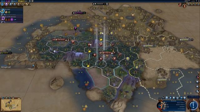 Part 1 - Civilization VI Rise and Fall Deity Game as Gorgo смотреть онлайн