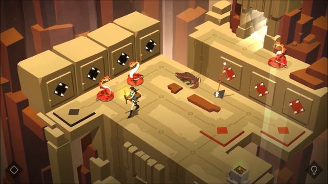 Прохождение Lara Croft GO - Часть 3: Лабиринт духов