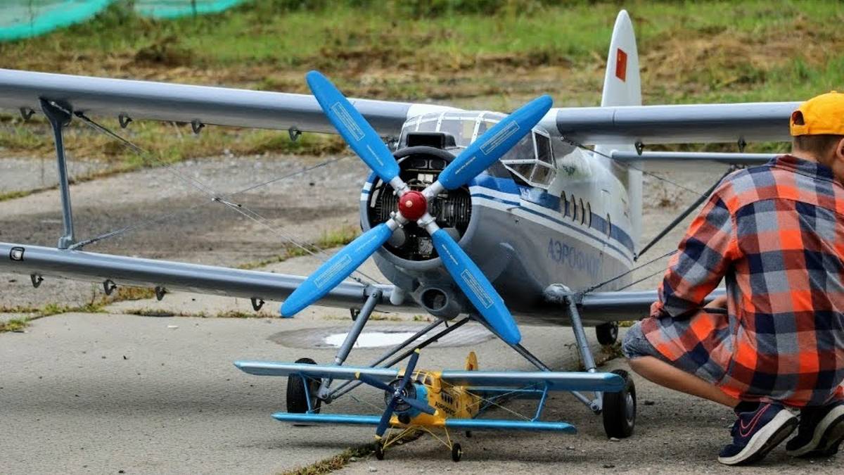 An-2 RC model airplane смотреть онлайн