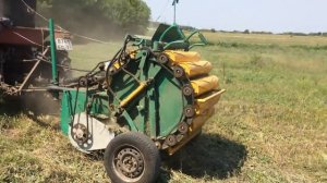 Самодельный пресс-подборщик своими руками.