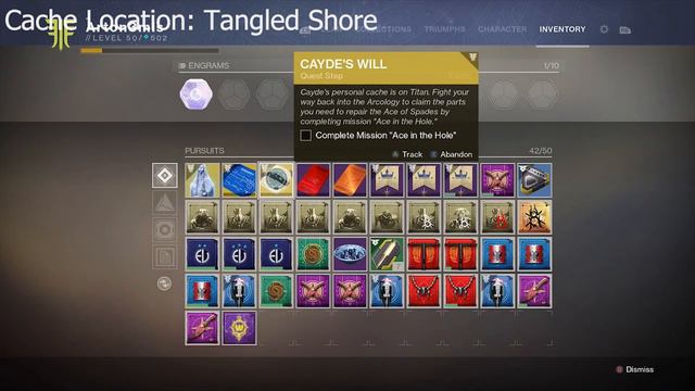 ACE OF SPADES QUEST GUIDE! - Cayde's Will Cache Locations | Destiny 2 смотреть онлайн