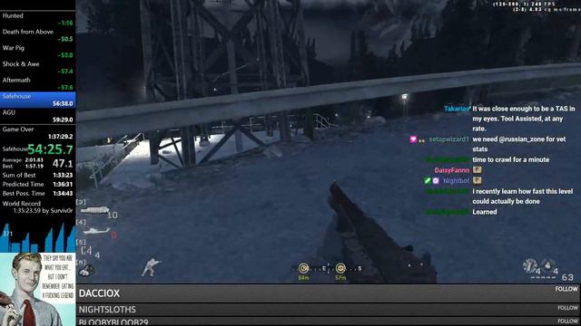 CoD 4 - Any% World Record 1:35:18.39 смотреть онлайн