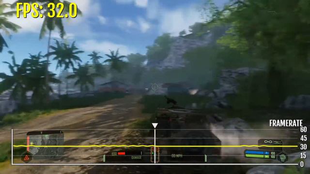 Crysis Remastered PS4 Frame rate Test, FPS METER смотреть онлайн