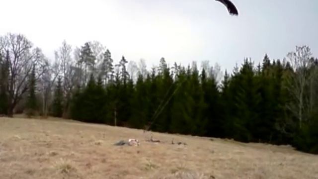 Noob Kite jump fail - Flexifoil Rage 4.7m смотреть онлайн