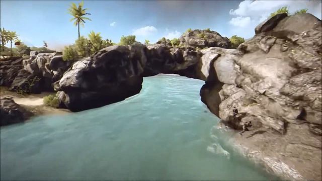 Battlefield 4 Cinematic Flyover Lost Island смотреть онлайн