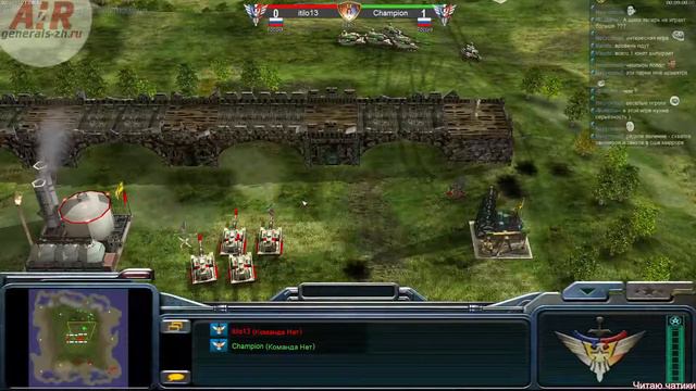 Generals zero hour : CrYsiS Battle v3.0 - itilo13 vs Champion смотреть онлайн