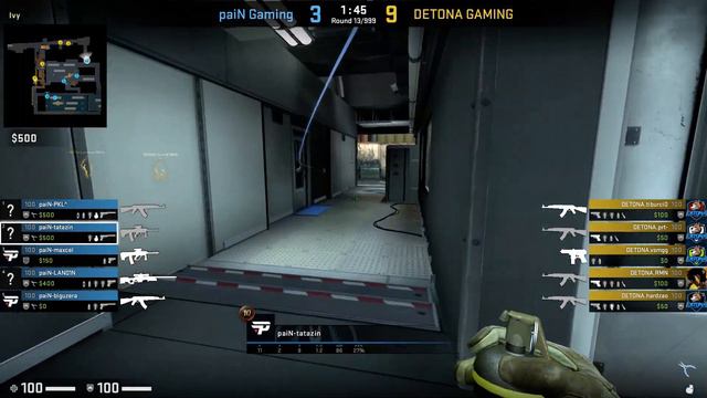 ESports - CS:GO, paiN vs DETONA, ESL LA League Season 3 - Brazil (7th of February 2019), Train - .. смотреть онлайн