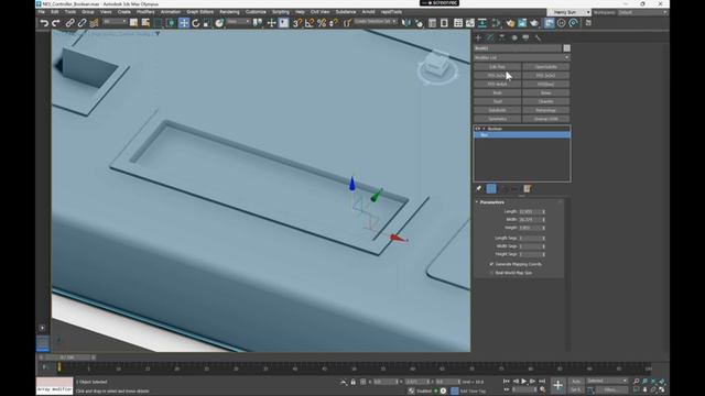 3ds Max 2024 Boolean Modifier - NES Controller Part 1 смотреть онлайн