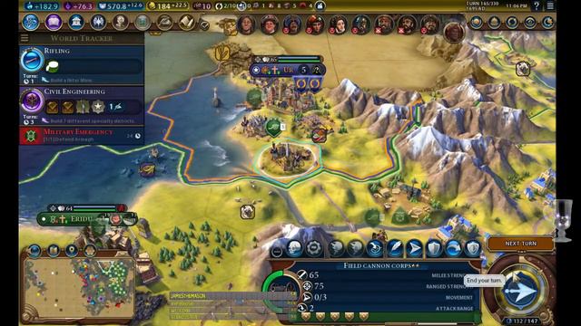 Civilization 6: Rise and Fall Ep 12, Zulu, King Diff Part 6: Conquering My Island смотреть онлайн