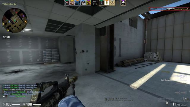 CS:GO - New Vertigo Competitive Match + M4A1-S Buff! смотреть онлайн