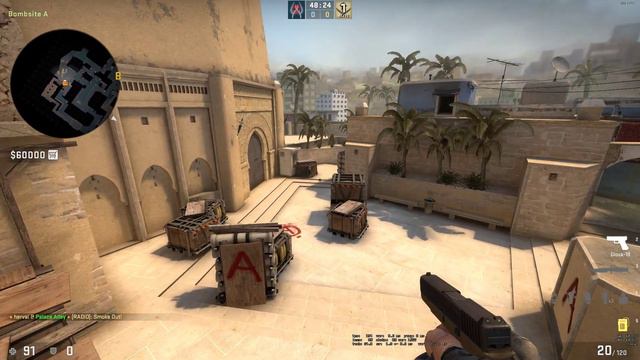 [MIRAGE] Smoke CT Spawn (Ticket booth) смотреть онлайн