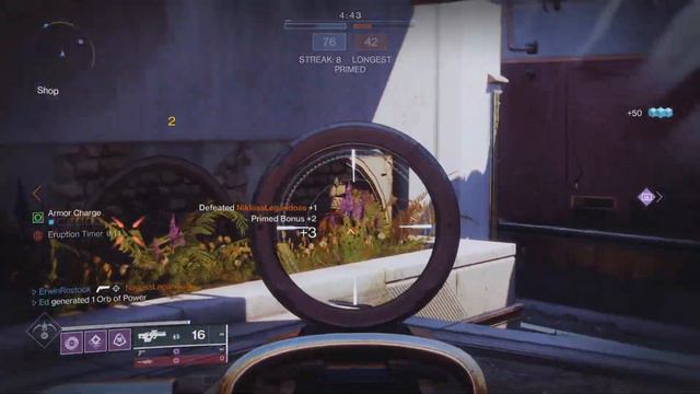 Destiny 2 Ghost Wolf medal madness смотреть онлайн