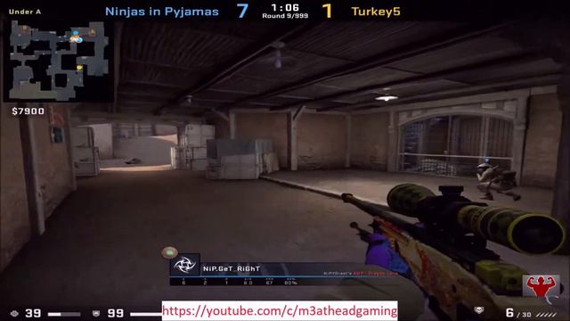 CS:GO POV - GeT_RighT (NiP)(23-4) vs Turkey5 / dust2 / ESL Pro League Season 9 Pre-Relegation смотреть онлайн