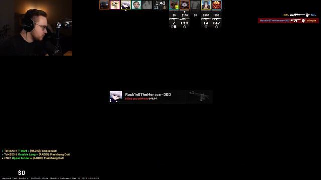 ohnePixel gets distracted by his CS 2 skins mid game 💀 смотреть онлайн