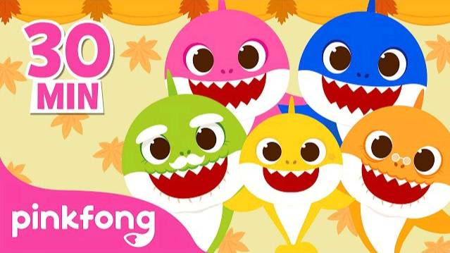 Happy Thanksgiving Day With Baby Shark | Baby Shark Song Compilation | Pinkfong Official