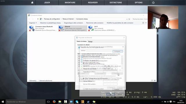 Connecter 2 ordinateur en réseau LAN CS-GO (5 de ping) смотреть онлайн