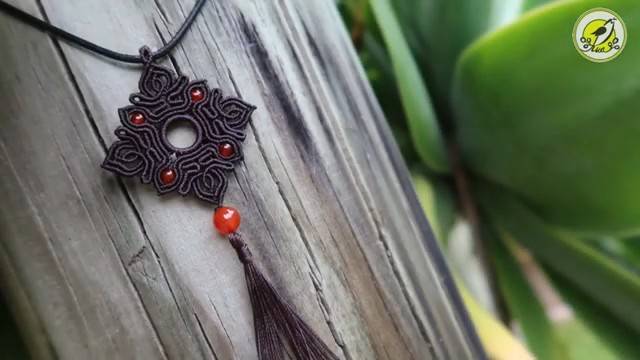 Macrame By Afeng： 2021-38｜Macrame Tutorial｜Macrame Pendant ｜Chinese Style ｜编绳｜DIY｜